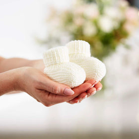 Add On: Hand-knitted Merino Baby Booties