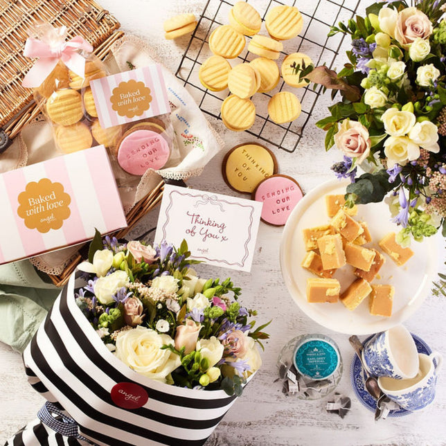 Sympathy Flowers Gift Box