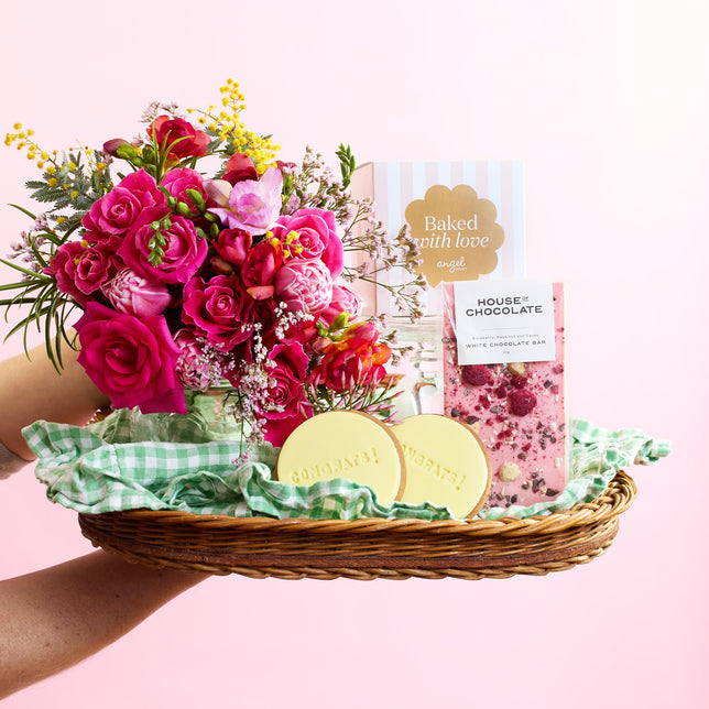 Congrats Blooms Gift Box