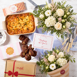 Sympathy Flowers & Meal Hamper
